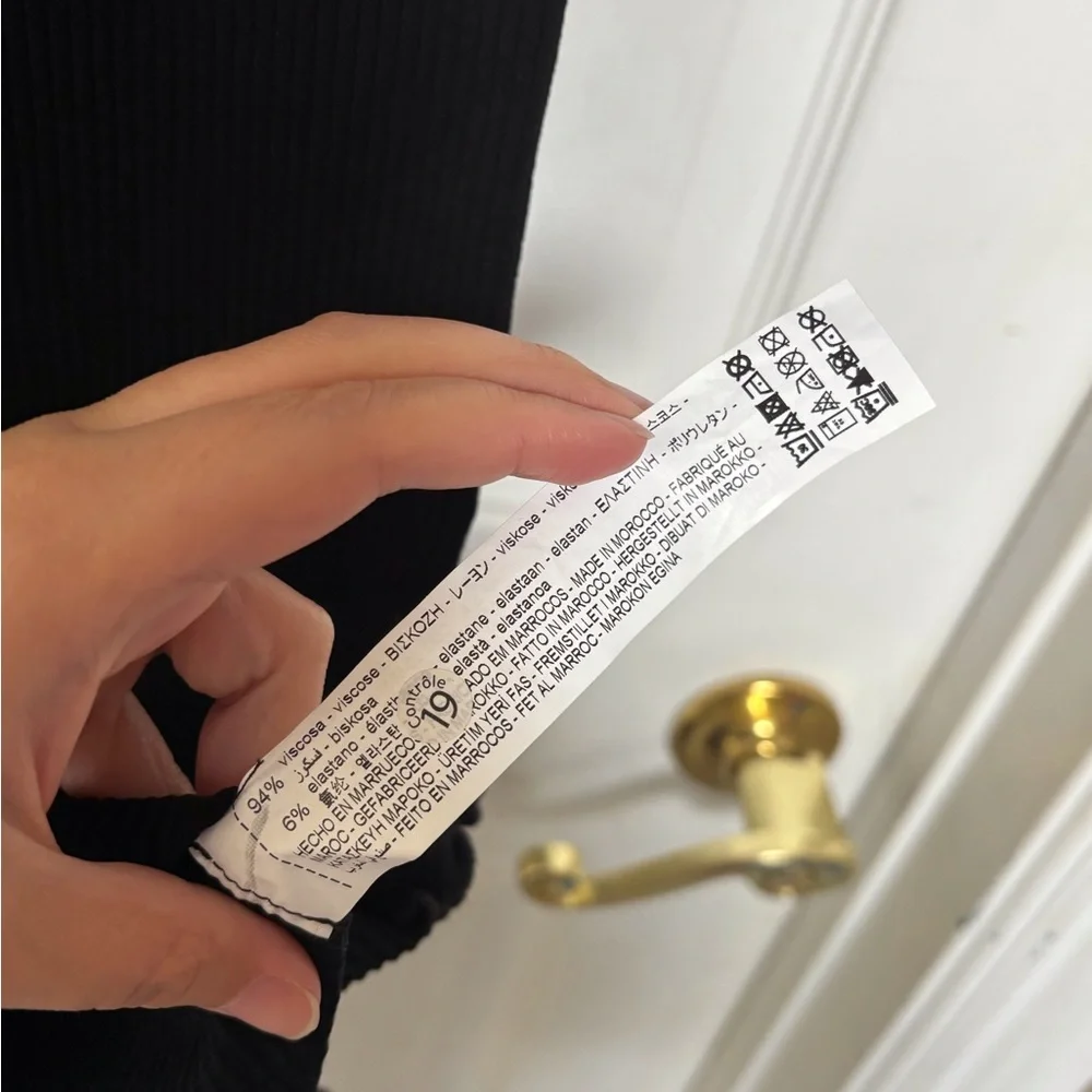 Zara Black Sleeveless Turtleneck Midi Dress - Picture 3 of 8